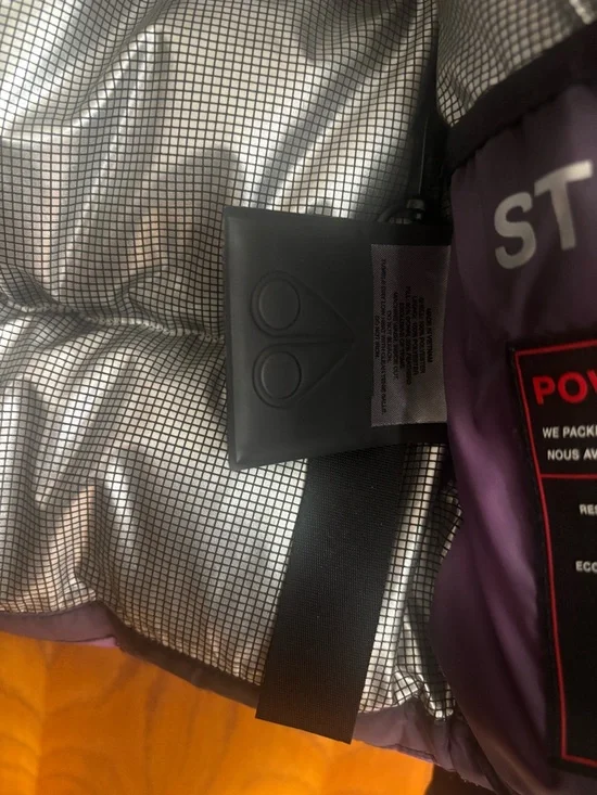 Moose Knuckles Power Puff Thudaka Puffer Jacket In Arctic Violet - Picture 3 of 11